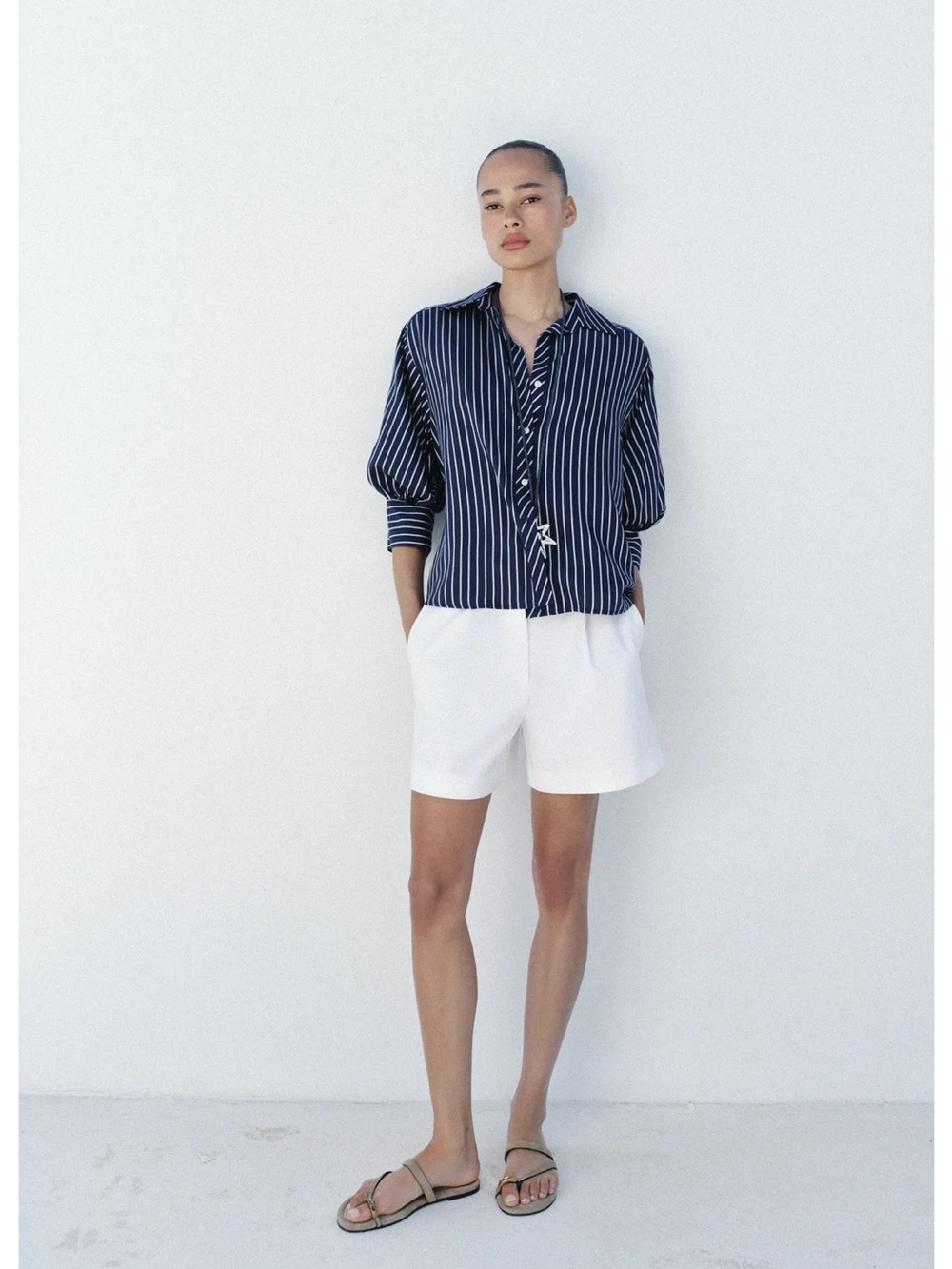 Zara balloon sleeve shirt